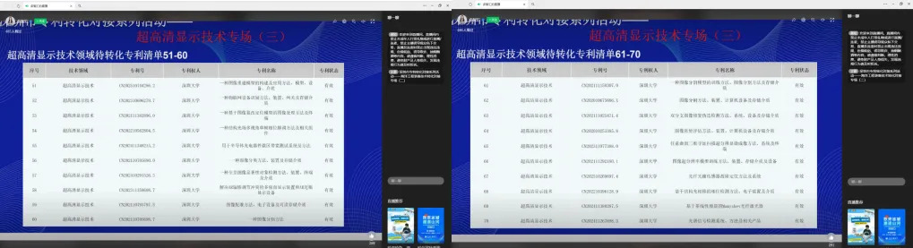 成功举办|2025年深圳市专利转化对接系列活动——超高清显示技术转化对接专场（三）